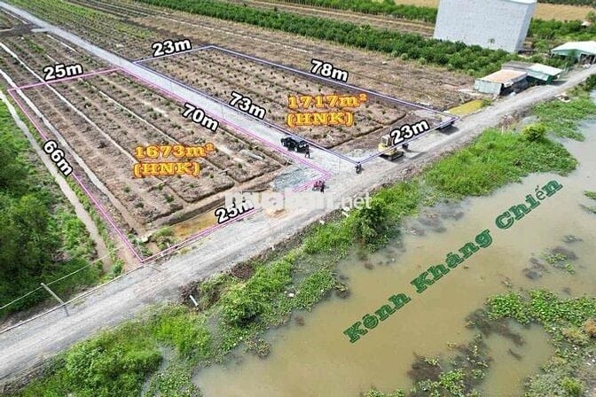 1717m Đất Vườn Cho Chuyển Thổ,Đường 8m giá đầu tư