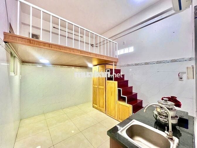 GÁC LỬNG MỚI TINH, NỘI THẤT ĐẦY ĐỦ || 3' ĐI ĐH VĂN HIẾN, CV ĐẦM SEN