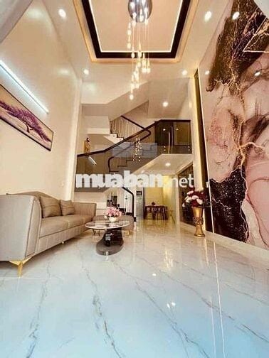 HUỲNH TẤN PHÁT - XE HƠI TRÁNH - 50m - 4 TẦNG FULL NỘI THẤT - 6,1 TỶ