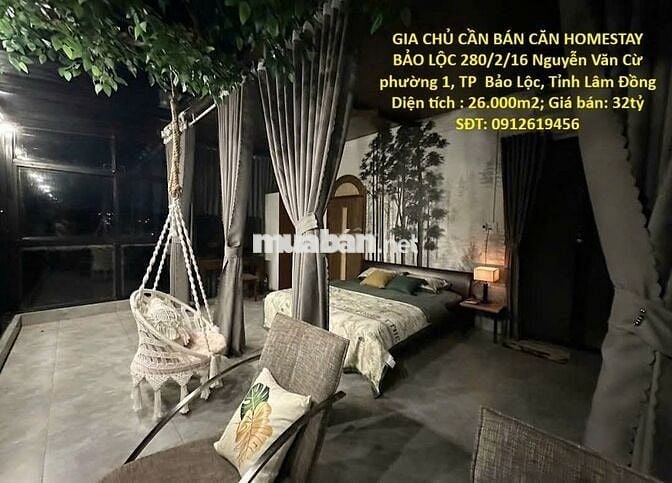 BÁN CĂN HOMESTAY BẢO LỘC - PHƯỜNG 1, Cách Đường Nguyễn Văn Cừ 200m