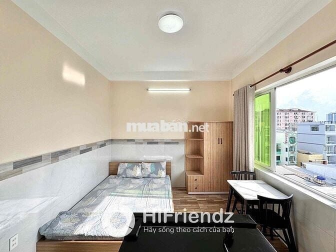 Cho Thuê Phòng Mới 100% Full NT Cửa Sổ Free Xe Sát Mega Bình Phú Q6