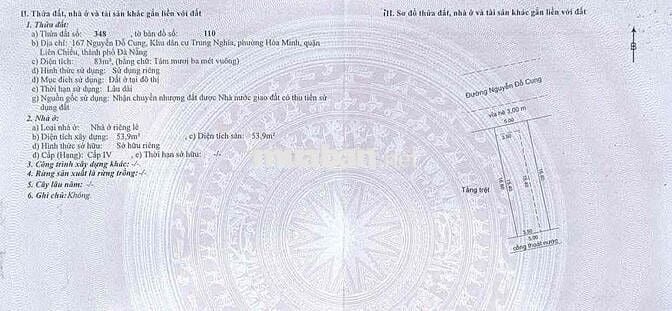 Bán Lô đất 86m2 Mặt Tiền Nguyễn đỗ cung