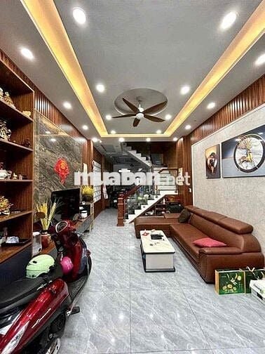 nhà 1 trệt 2 lầu Kế đường 22/12 gần VSIP1,đầy đủ nội thất,đường 7m