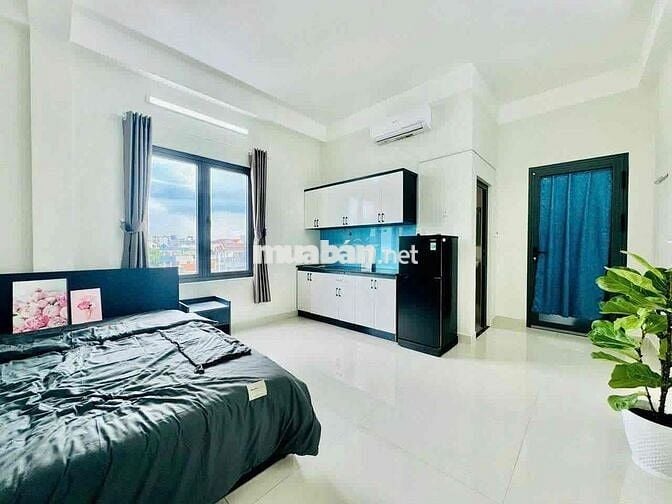 🌿 Studio 40m² gần chợ Bà Chiểu -Bình Thạnh, sáng tràn căn, cửa sổ trời