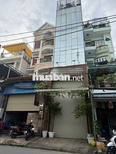 Mặt tiền đường nhánh khu Lê Văn Quới dt63m2 đúc 6 tầng 8pn,Q.Bình Tân