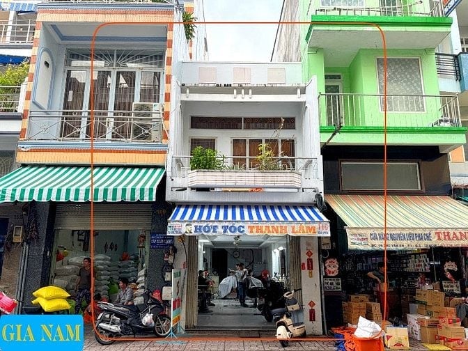 BÁN NHÀ MẶT TIỀN : 98 CHU VĂN AN - P. 1 - Q. 6 - TPHCM