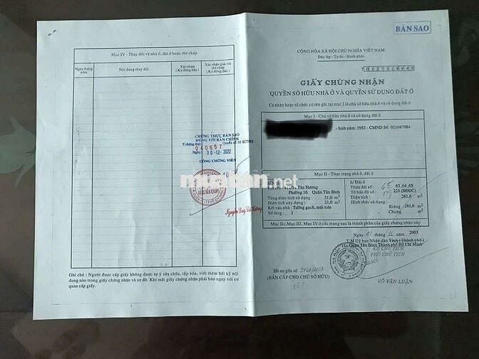 Cần Bán Dãy nhà trọ 13 Phòng chính chủ có TL