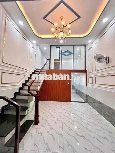 Nhà đẹp 4*10,6m 3PN hẻm 5m ô tô 1/ ngắn Đường Bộ Đội An Điền Vĩnh LộcA