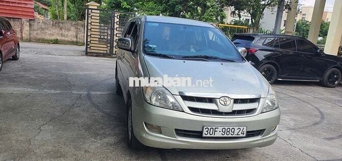 Toyota Innova G 2007 màu bạc