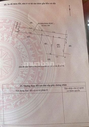 40m đất thôn 3 Vạn Phúc, giá chỉ hơn 3 tỷ