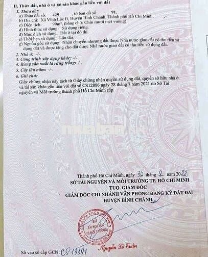 🏡 BÁN LÔ ĐẤT ĐẸP 90M2 LIÊN KHU 4-5, BÌNH TÂN – GIÁ CHỈ 3.5 TỶ ❤️