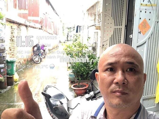 Nhà hẻm xe tải Khuông Việt, P. Phú Trung, Q. Tân Phú – Giáp Quận 11,