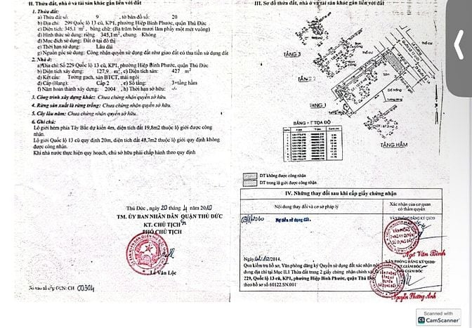 BÁN ĐẤT MẶT TIỀN ĐƯỜNG QUỐC LỘ 13 CŨ PHƯỜNG HIỆP BÌNH PHƯỚC, TP THỦ ĐỨ