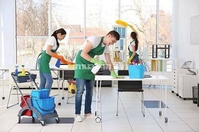 Tuyển gấp 2 Chị : Tạp Vụ ,Dọn Dẹp Văn Phòng ( Quận 6. Chính Chủ )