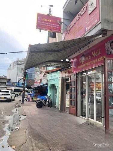 CHO THUÊ MẶT BẰNG GÓC SÂN TRƯỚC TIỆM NAILS, DƯƠNG BÁ TRẠC, P.1, Q.8