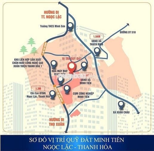 Bán đất thổ cư xã Minh Tiến, Ngọc Lặc, Thanh Hóa, giá chỉ 389 triệu