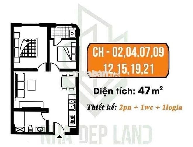 Bán CH CT3 KĐT Nghĩa Đô, 47m2,2N,1WC, giá 4.83 tỷ