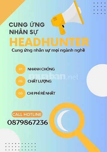 EM NHẬN TUYỂN DỤNG NHÂN SỰ MỌI NGHÀNH NGHỀ, CHI PHÍ THẤP NHẤT 