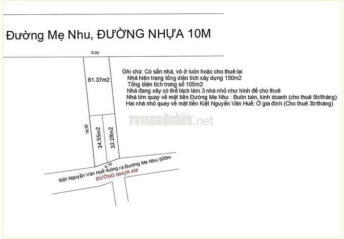 🏡 BÁN NHÀ 2 MẶT TIỀN ĐƯỜNG MẸ NHU – THANH KHÊ – ĐÀ NẴNG