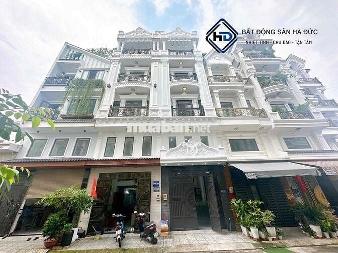 Nhà trệt lửng 3 lầu hẻm nhựa 8m có vỉa hè điện nước âm