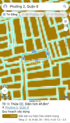 Nhà 2MT hẻm(4,5X11m).DƯƠNG BÁ TRẠC P2Q8.NGAY CẦU NGUYỄN VĂN CỪ