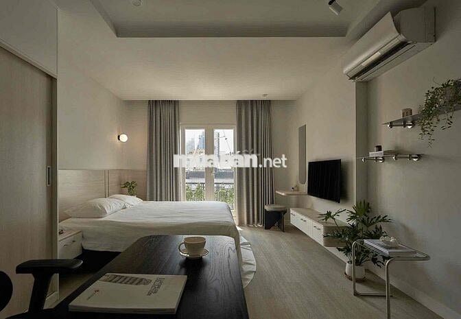 HT 1pn studio gần vòng xoay lăng cha cả,cv hoàng văn thụ,lotte 55m2