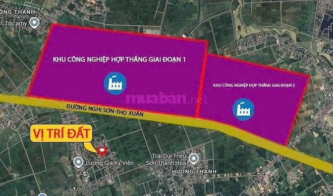 bán đất sát khu công nghiệp hợp thắng - triệu sơn