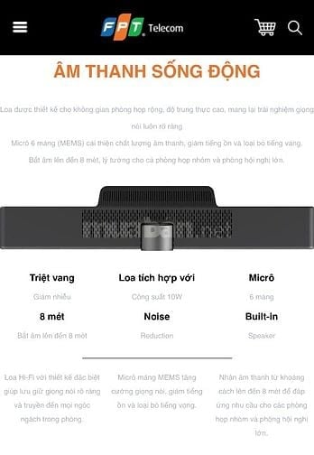 Thanh lý thiết bị họp online ONMEETING của FPT mới 100%