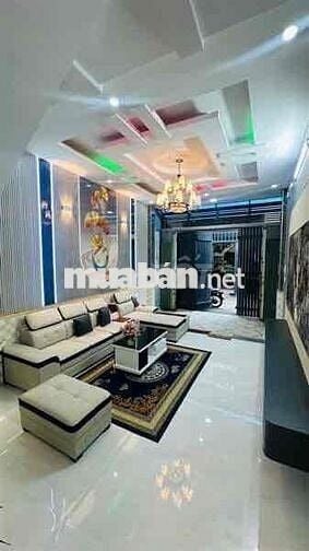 52m Giá 5t45 Đường Lâm Thị Hố Q12 3 TẦNG 4PN 5WC. Nội thất cao cấp.