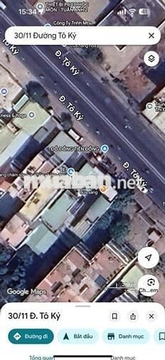 Cho thuê nhà mặt tiền tô ký - 8x23m - 20tr/ tháng.