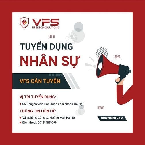 Tuyển Nhân viên Kinh doanh, phát triển TT Cửa Chống Cháy tại Hà Nội