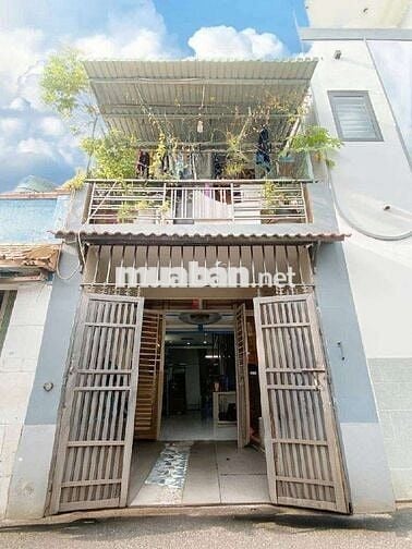 BÁN NHÀ 2 TẦNG - HẺM NHỰA 6M - XE HƠI TRÁNH - NGUYỄN THỊ KIÊU QUẬN 12