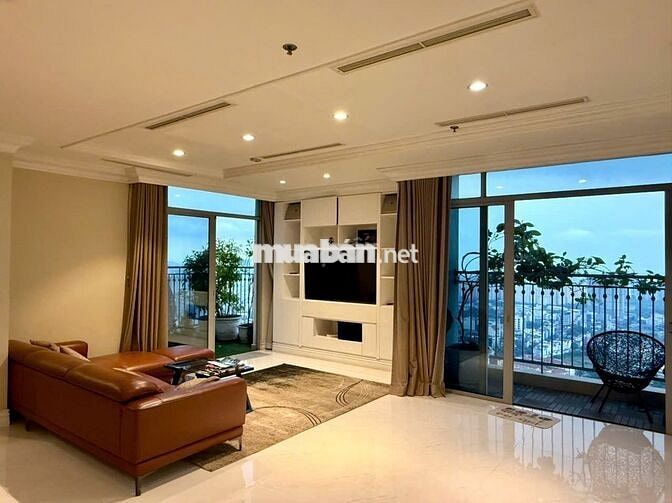 Cho Thuê Căn 4PN Vinhomes Decor Đẹp - View Sông - 2 Ban Công Thoáng
