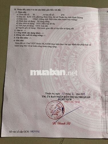 Nhà mặt tiền chợ KDC 434, P.Bình Hoà, Thuận An