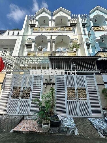 Nhà 3 Lầu đẹp thiết kế sang trọng, Hẻm xe hơi 6m ngay cầu Long Kiển đg