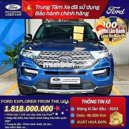Ford Explorer 2024 - 46500 km