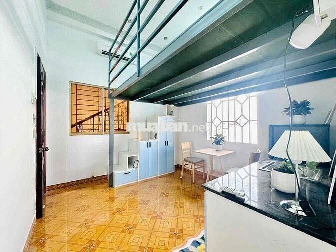 🔔Duplex Gác Cao 1m8 Đứng Ko Đụng Đầu Full Nội Thất Gần Chợ Cây Quéo