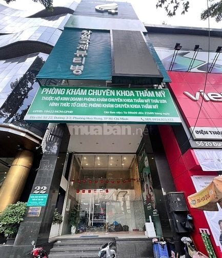 Chính chủ chốt thuê toà nhà 22 đường 3/2, Giá 400tr/tháng