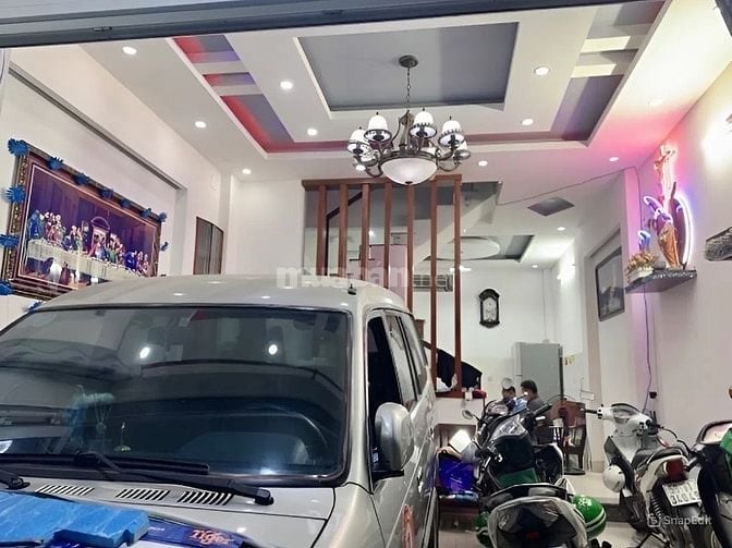 NHÀ PHỐ HIỆN ĐẠI GIỮA TRUNG TÂM GÒ VẤP - HẺM XE HƠI 8M CÓ VỈA HÈ -  7 