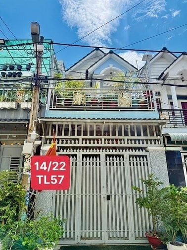 Nhà sổ hồng riêng KDC HXH đường Thạnh Lộc 57