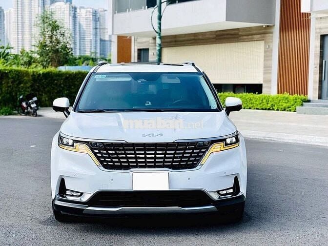Kia Carnival 3.5 Signature Full 2023 Trắng/nâu