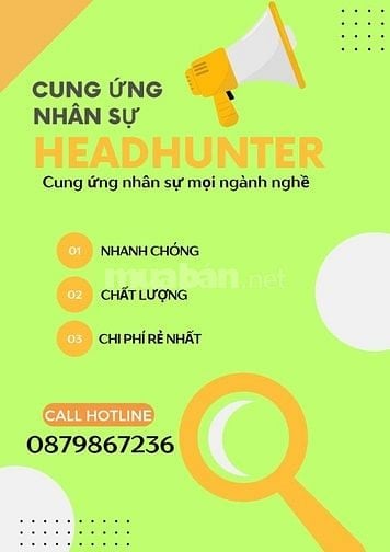 EM NHẬN TƯ VẤN TUYỂN DỤNG NHÂN SỰ TRỌN GÓI GIÁ RẺ- TIẾN ĐỘ NHANH 