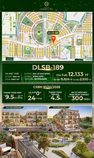 DLSB – 189 | PK MẶT TRỜI – ĐẠI LỘ SAO BĂNG VINHOMES DƯƠNG KINH