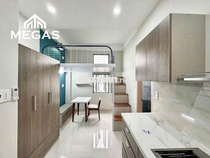 PHÒNG GÁC GIÁ RẺ CỬA SỔ TRỜI SẴN NỘI THẤT MỚI NGAY TRUNG TÂM TÂN PHÚ