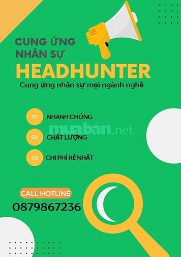 EM NHẬN TUYỂN DỤNG NHÂN SỰ TRỌN GÓI NHANH CHÓNG - CHI PHÍ RẺ