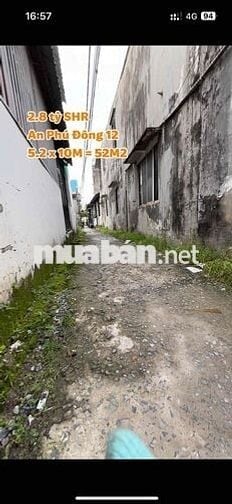 Đất Thổ Cư SHR An Phú Đông 12 Quận 12