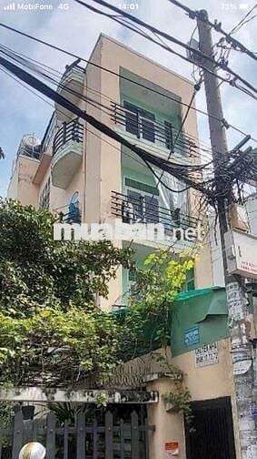 Cần bán gấp nhà P ĐHT Q12.DT 5 x25.  1 trệt 4 lầu 12PN 12 WS xe hơi