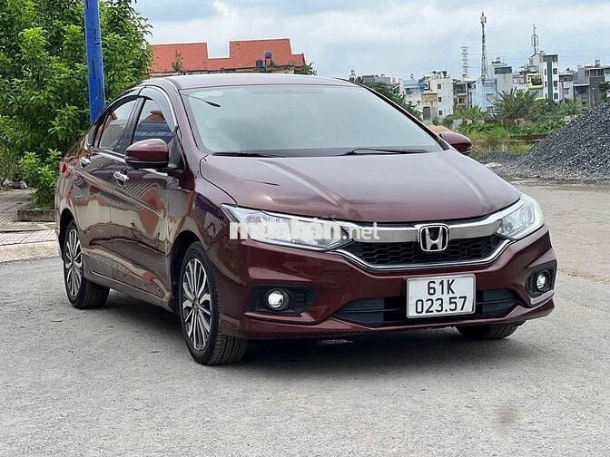 Honda City 2018 1.5 TOP màu đỏ đô rất đẹp