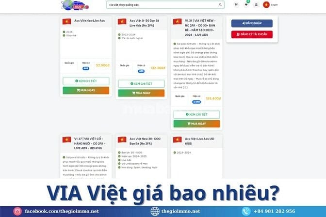 Nuôi VIA Facebook Việt không bị checkpoint – hướng dẫn chi tiết