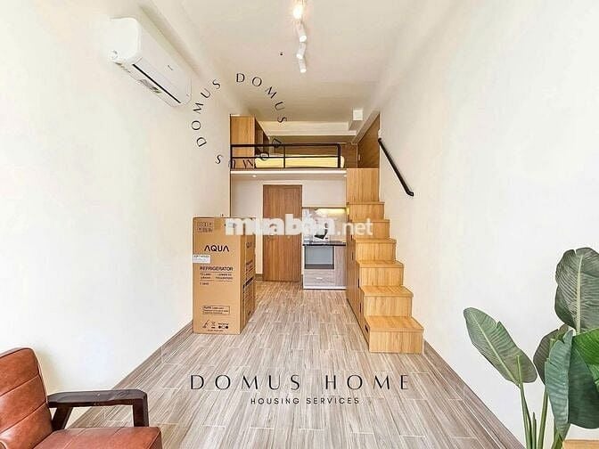 Phòng Gác Mới 100% - Ban Công_View Kính - Cầu Tham Lương_Trường Chinh